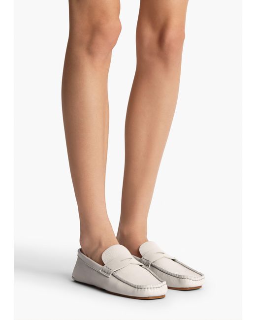 Khaite White Billy Loafer
