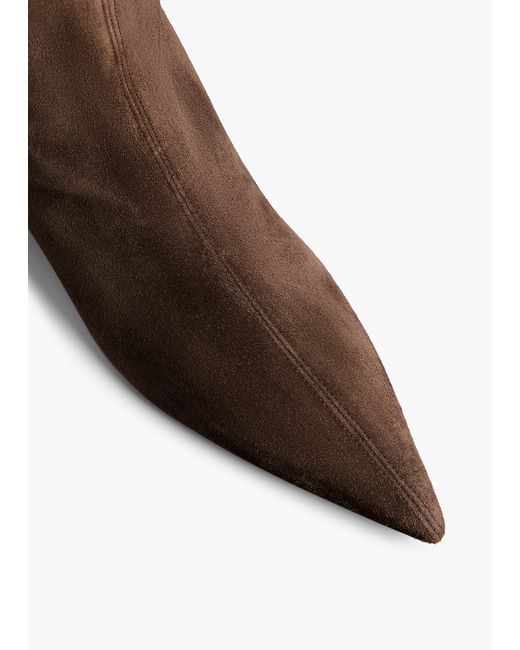 Khaite Brown Andee Knee-High Boot
