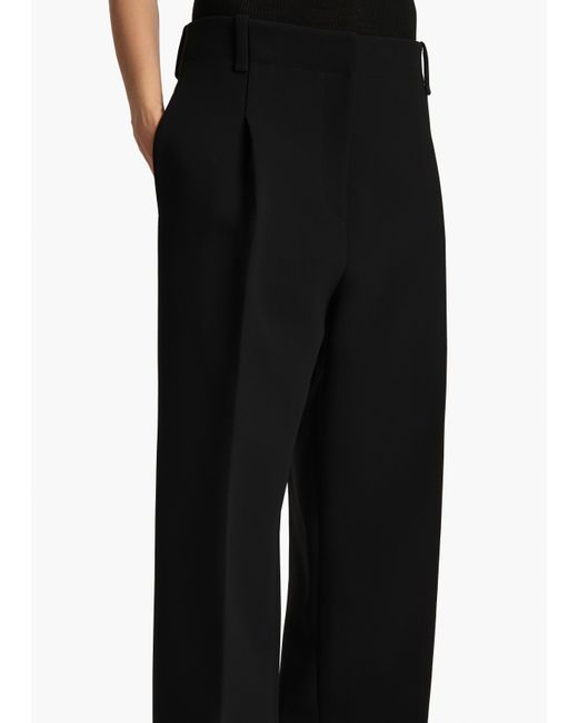 Khaite Black Lenton Pant