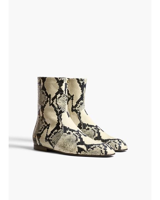 Khaite White Colt Ankle Boot