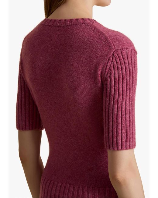 Khaite Pink Mia Sweater