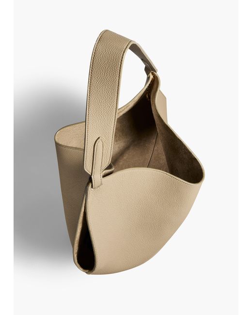 Khaite Metallic Small Lotus Tote