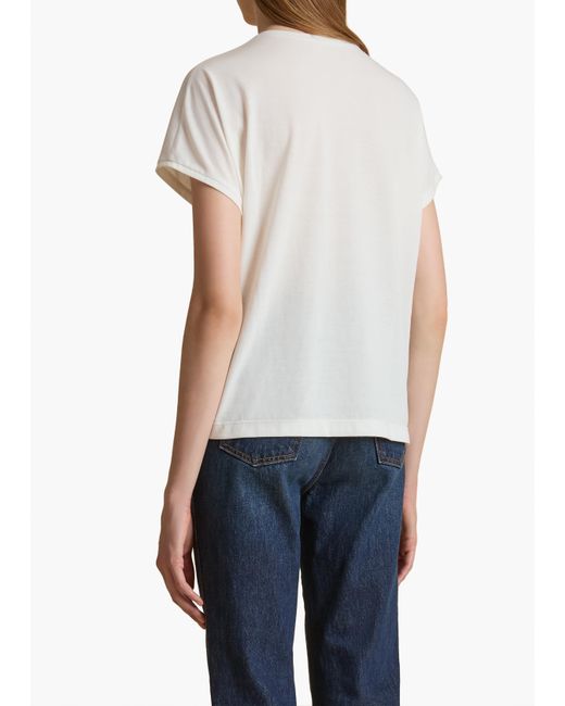 Khaite White Devra Top