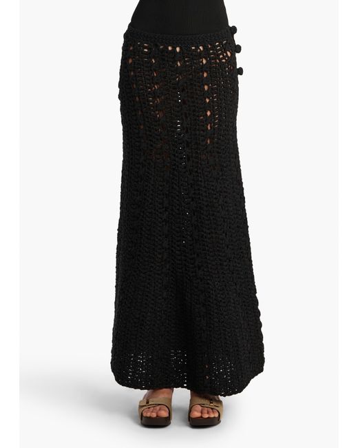 Khaite Black Ryder Skirt