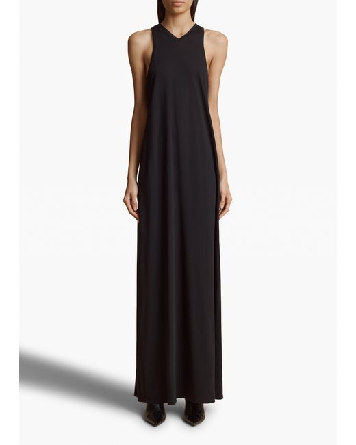 Khaite Blue Vernetta Dress
