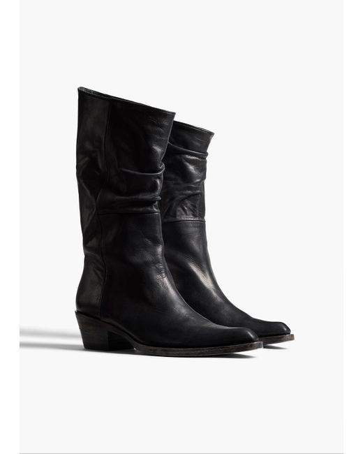 Khaite Black Clive Boot