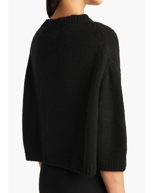 Khaite Black Sabina Sweater