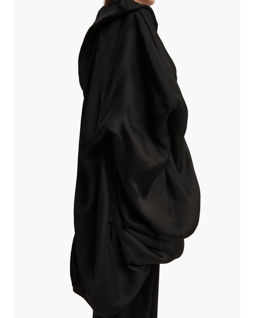 Khaite Black Kobe Top