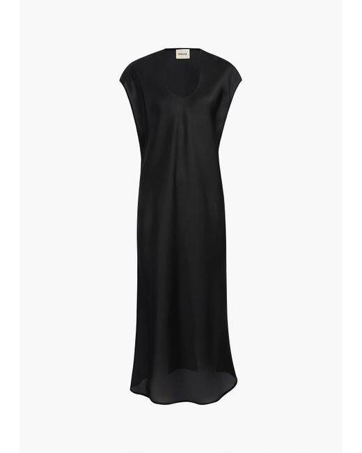 Khaite Black Darby Dress