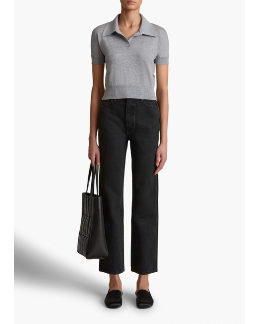 Khaite Gray Morgane Top