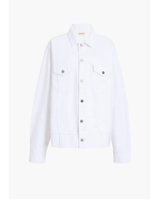 Khaite White Exclusive Grizzo Jacket