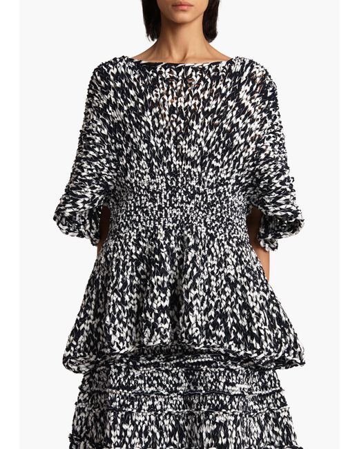 Khaite Black Mathilde Top