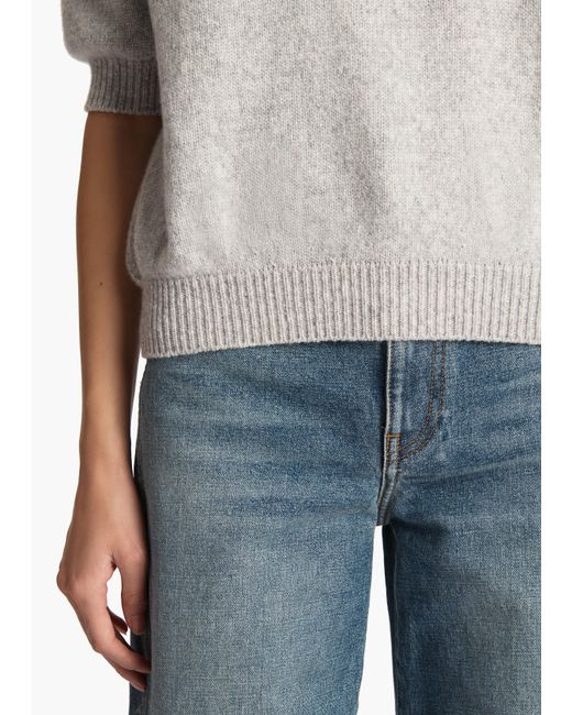 Khaite White Davin Sweater