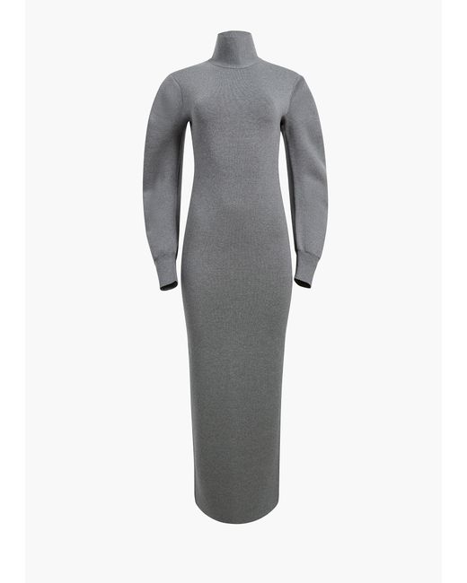 Khaite Gray Storm Dress