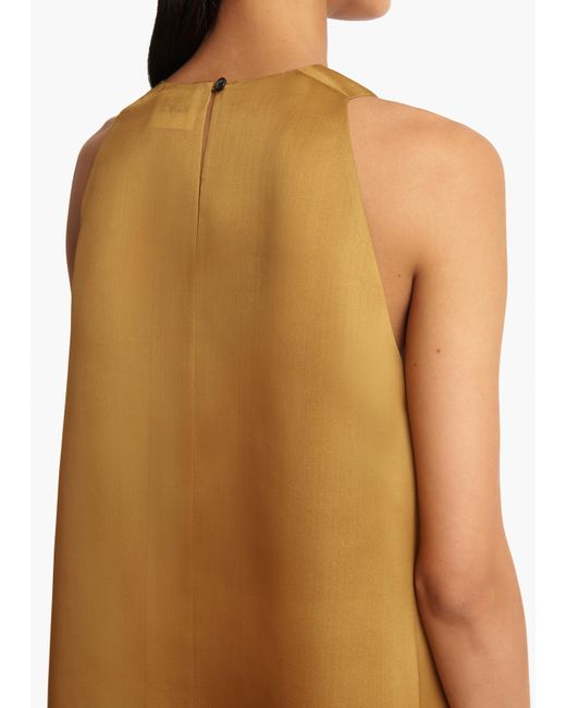 Khaite Yellow Exclusive Clay Dress