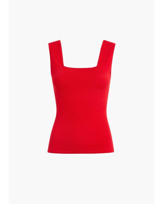 Khaite Red Exclusive Sani Top