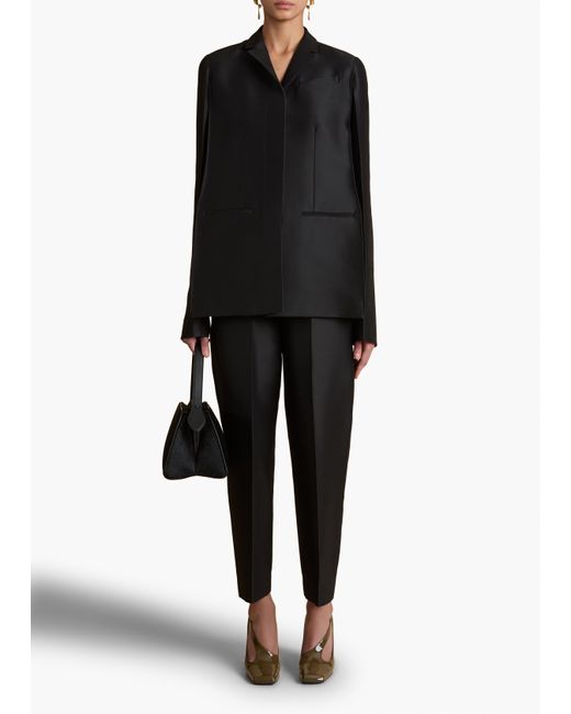 Khaite Black Cam Pant