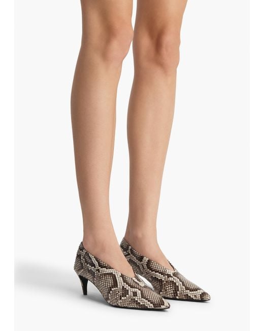 Khaite White Exclusive Miriam Low Pump
