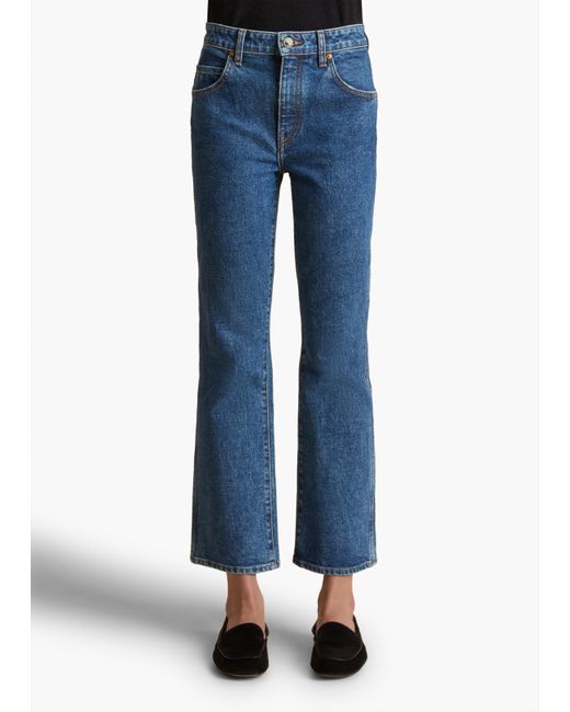 Khaite Blue Vivian Stretch Jean