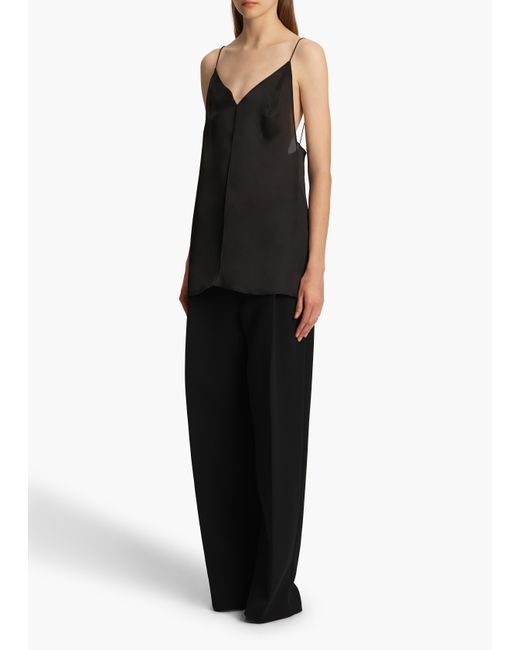 Khaite Black Talsie Top