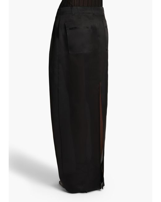 Khaite Black Lucian Skirt