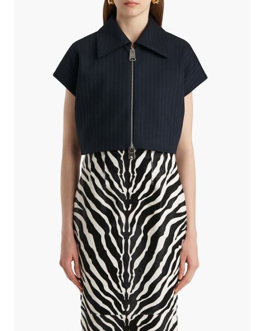 Khaite Blue Robin Top
