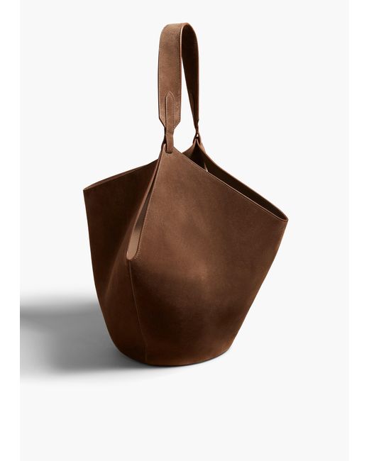 Khaite Brown Medium Lotus Tote