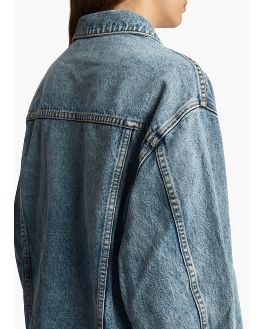 Khaite Blue Grizzo Jacket
