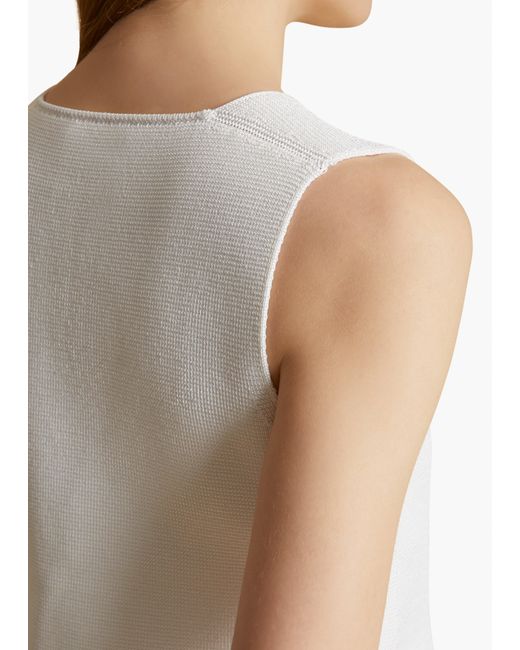 Khaite White Heidi Top