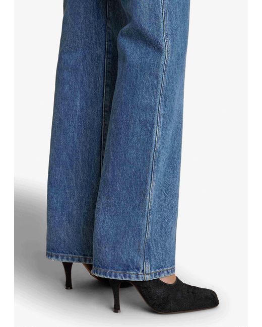 Khaite Blue Danielle Stretch Jean