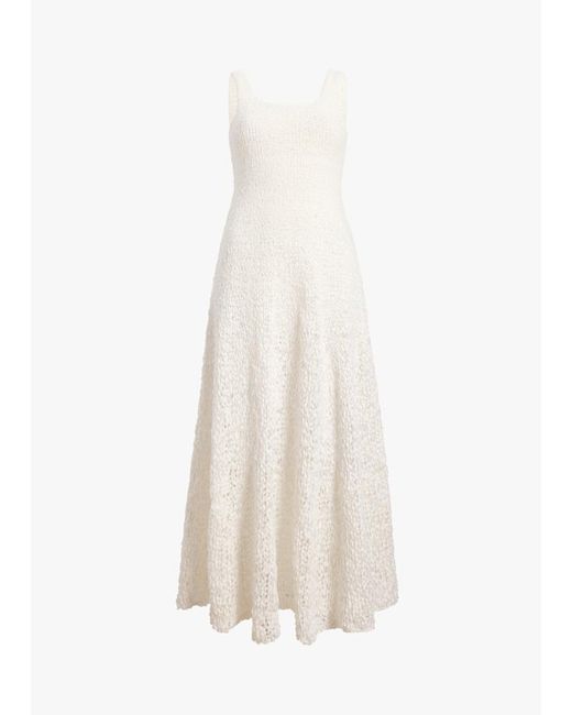 Khaite White Twigs Dress