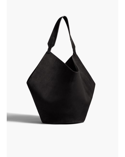 Khaite Black Medium Lotus Tote