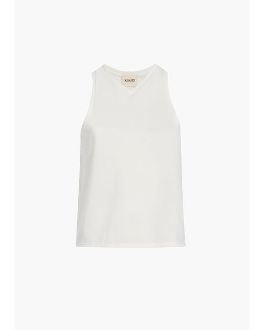 Khaite White Netta Top