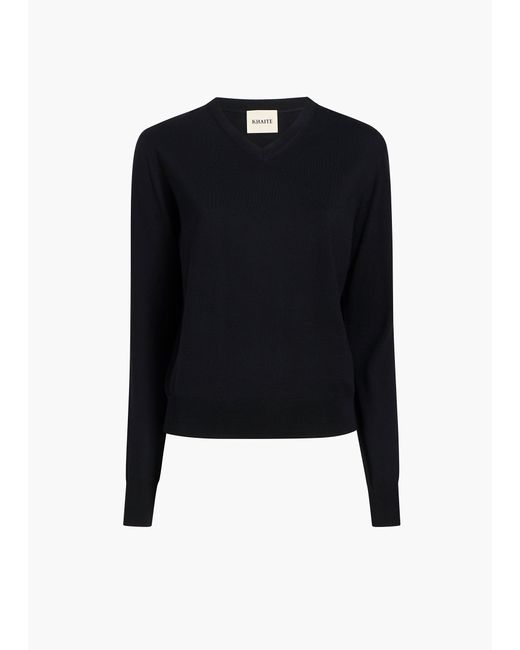 Khaite Black Senta Top