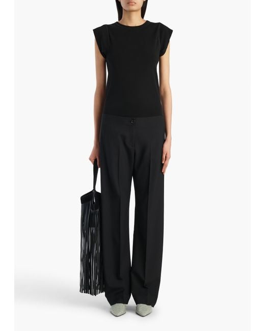 Khaite Black Mita Pant