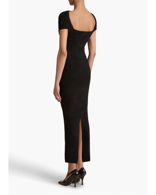 Khaite Black Exclusive Paola Dress