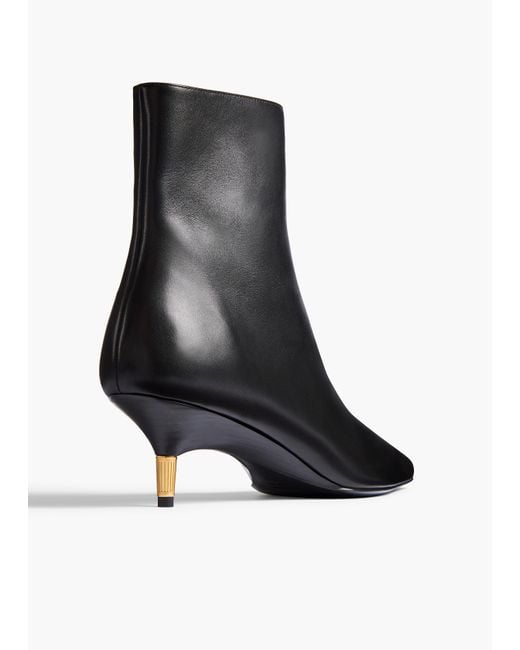 Khaite White Bella Ankle Boot