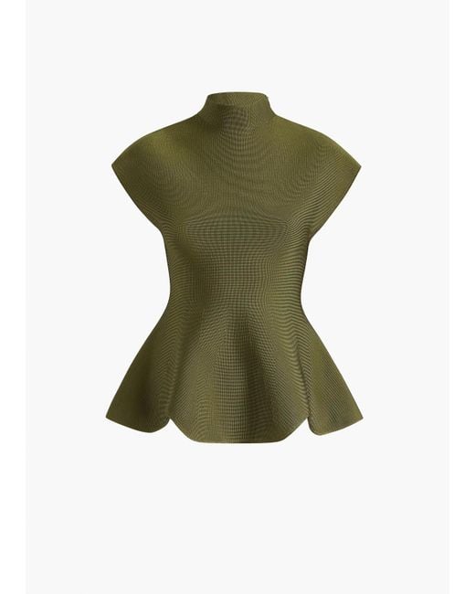 Khaite Green Andra Top