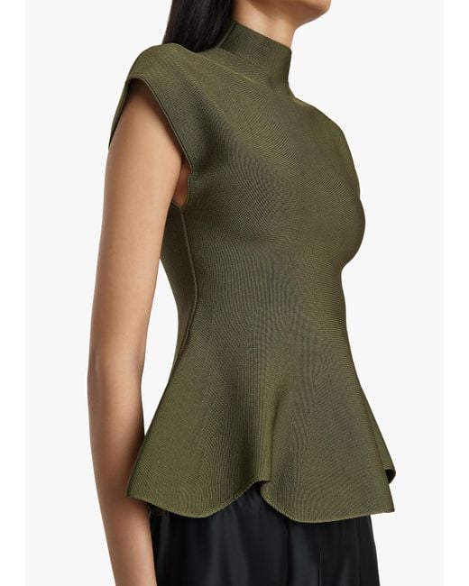 Khaite Green Andra Top