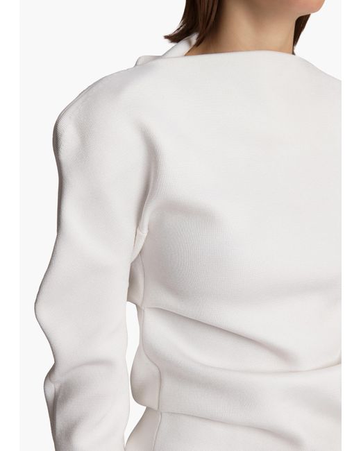 Khaite White Lovisa Top