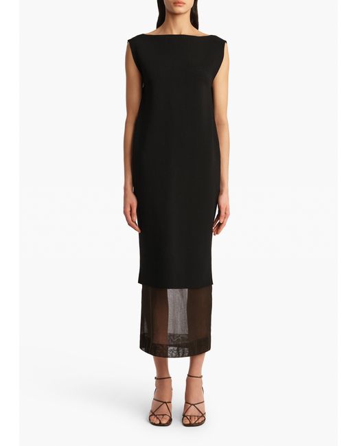 Khaite Black Malik Dress