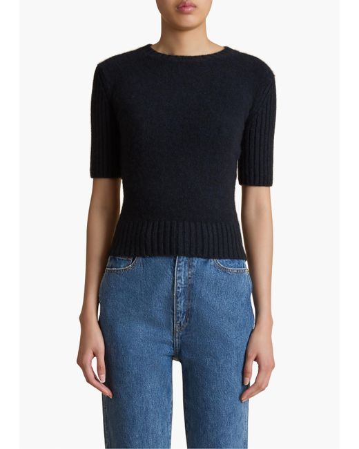 Khaite Blue Mia Sweater
