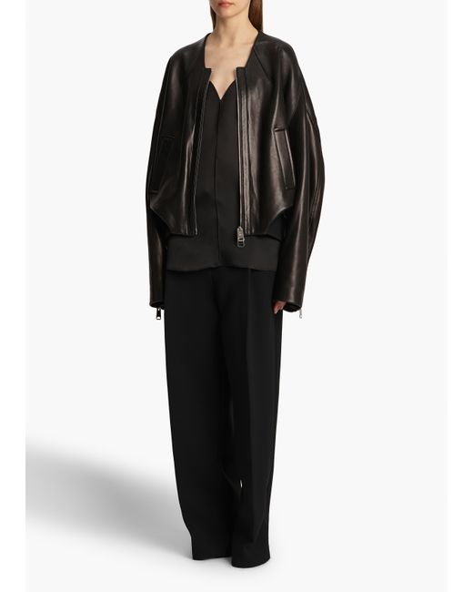 Khaite Black Lenton Pant