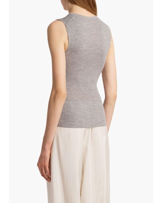 Khaite Gray Renato Top