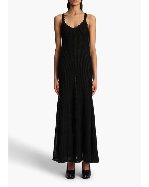 Khaite Black Thora Dress