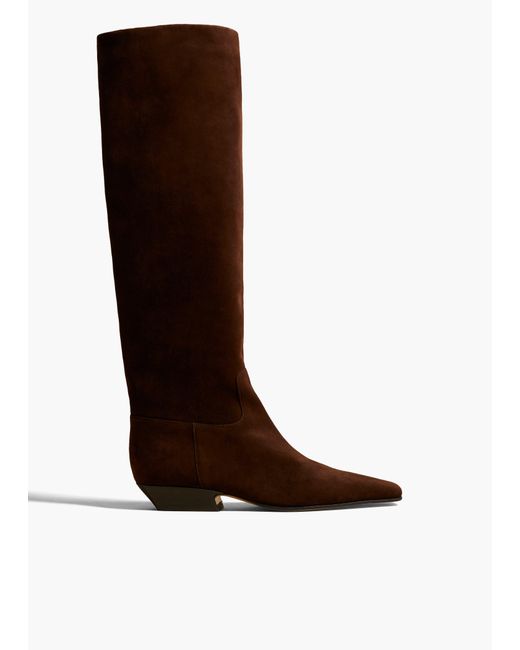 Khaite Brown Marfa Knee-High Boot