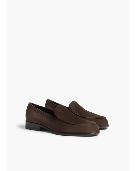 Khaite White Miles Loafer