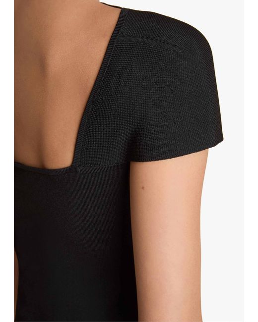 Khaite Black Basile Dress