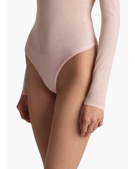 Khaite Pink Iveta Bodysuit