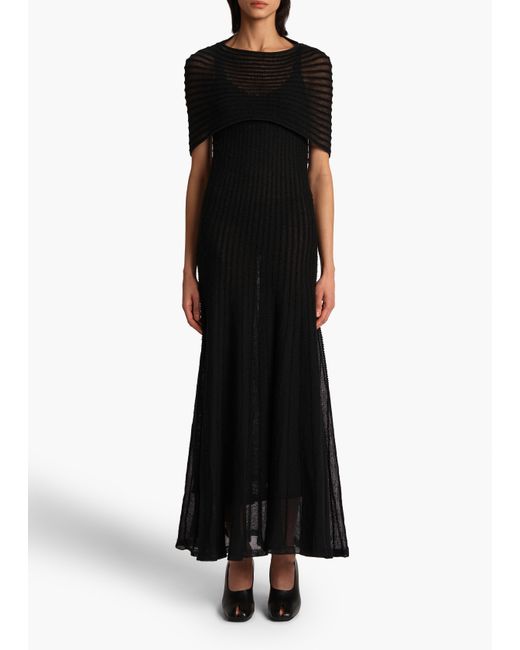 Khaite Black Thora Dress